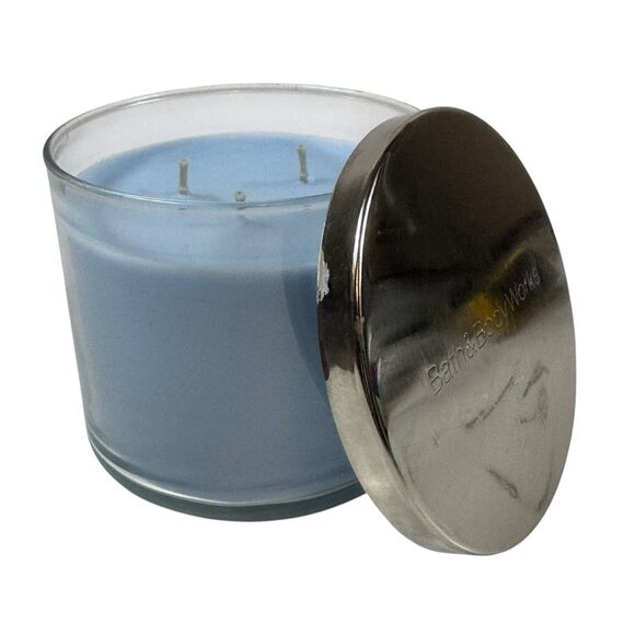 NEW Bath & Body Works Eucalyptus Mint 14.5 Oz 3 Wick Candle Crisp Fresh Scent - Picture 2 of 8